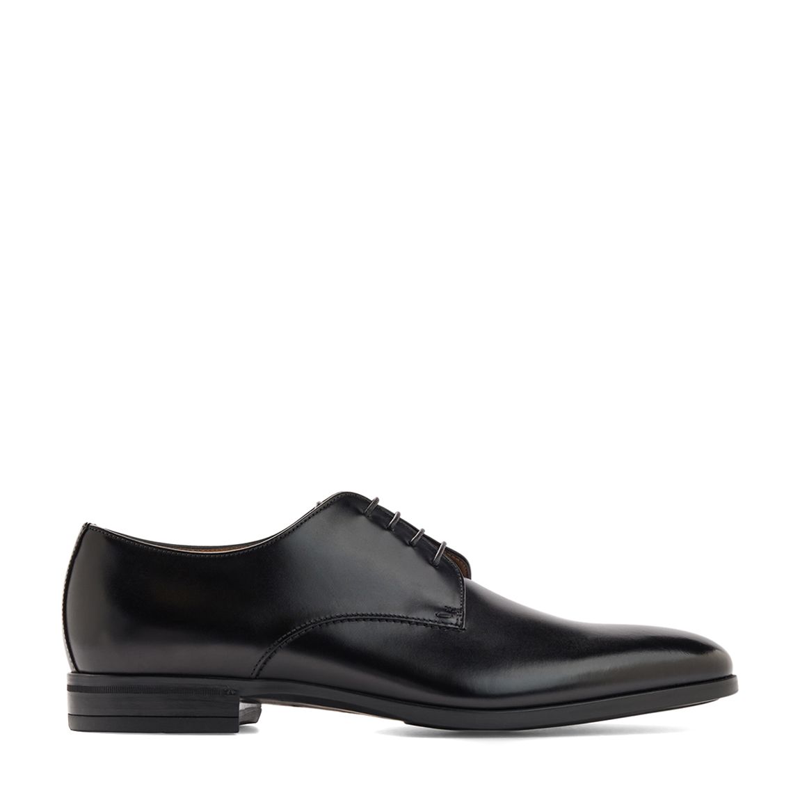 Black Kensington Leather Shoes main product photo