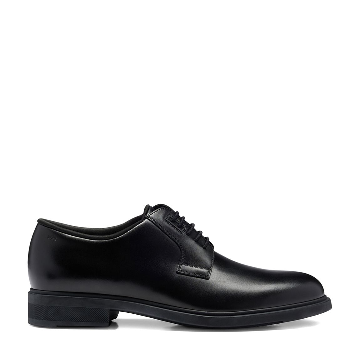 Black Firstclass Derb Leather Shoes main product photo