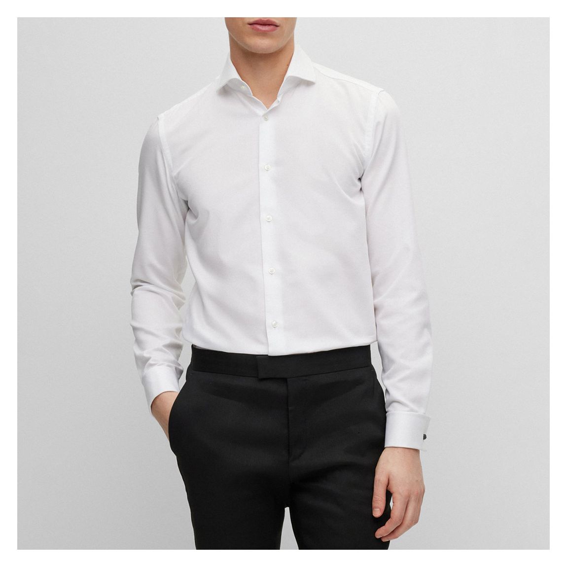 White Hank Cotton Shirt main product photo