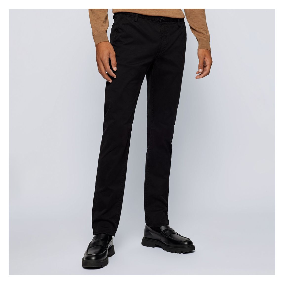 Black Rice Stretch Cotton Chinos main product photo