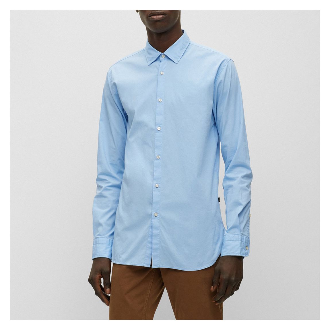 Blue Magneton Stretch Cotton Shirt main product photo