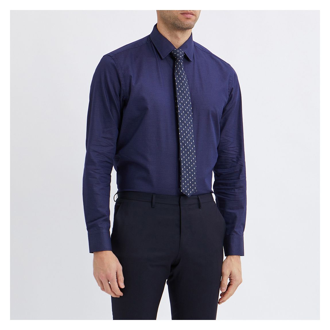 Navy Joe Stretch Cotton Shirt main product photo
