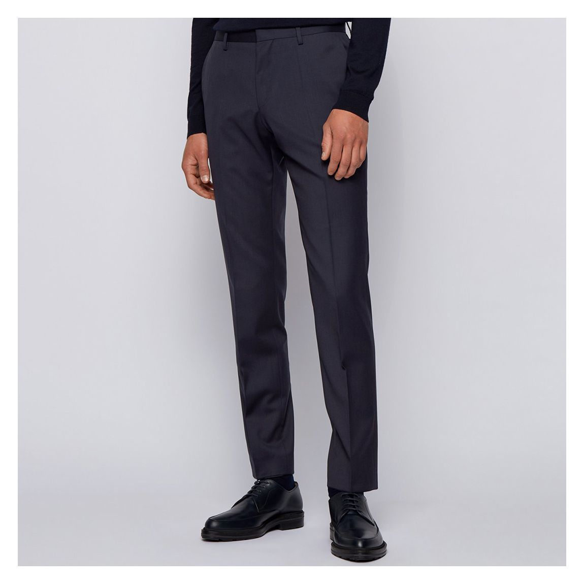 Dark Blue Gibson Wool Suit Trousers main product photo