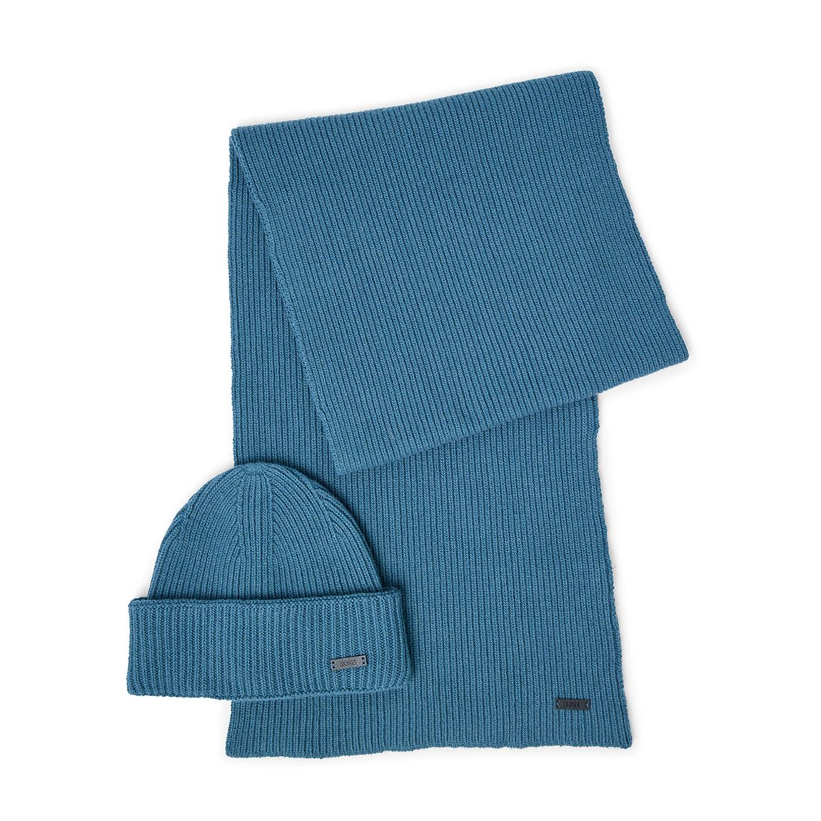 Blue Fantastico Wool Blend Hat and Scarf Set main product photo