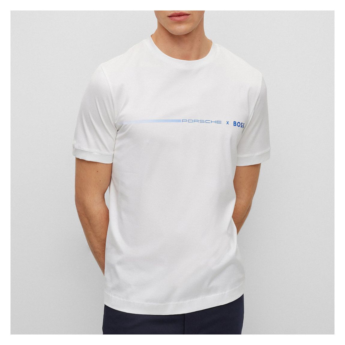 White Tiburt Porsche T-Shirt main product photo