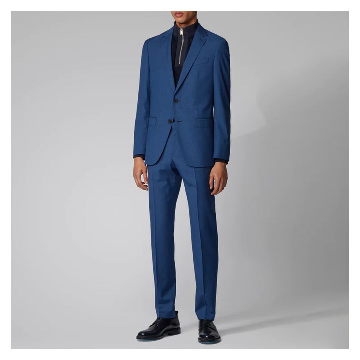 Blue Novan/Ben 2 Piece Wool Suit main product photo