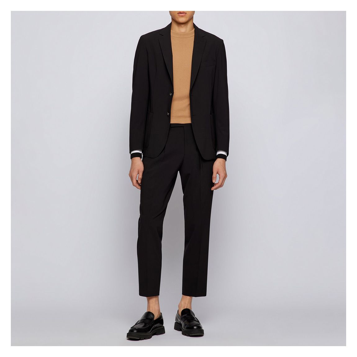Black Hanry 2 Piece Wool Blend Suit main product photo