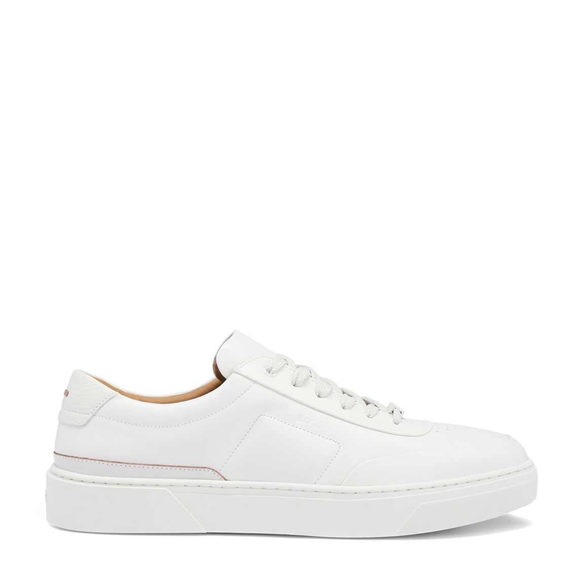White Gary Tenn Leather Trainers main product photo