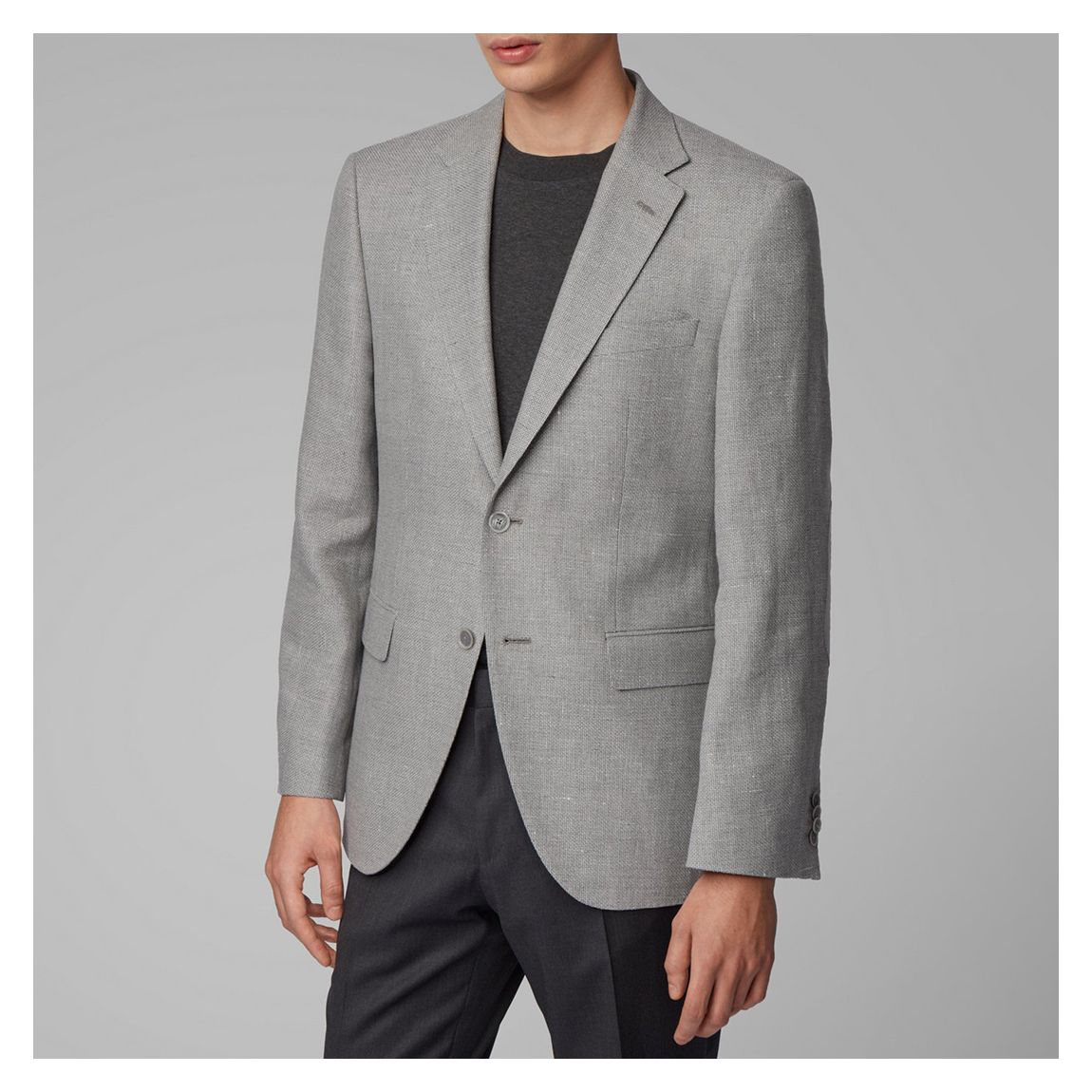 Grey Jestor Wool Blend Blazer main product photo