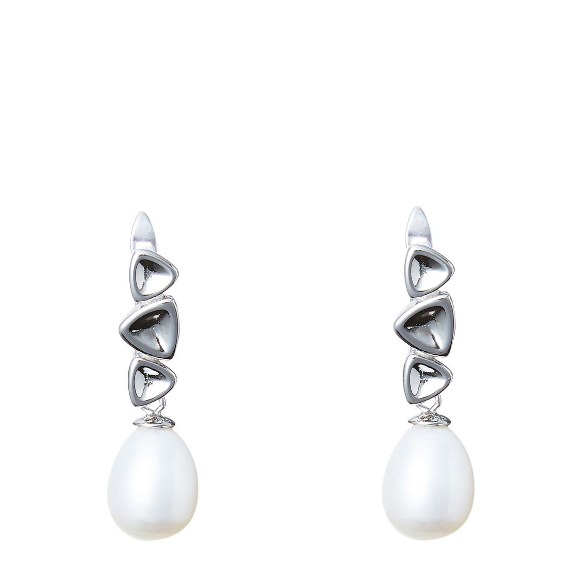 White Freshwater Pearl Drop Earrings main product photo