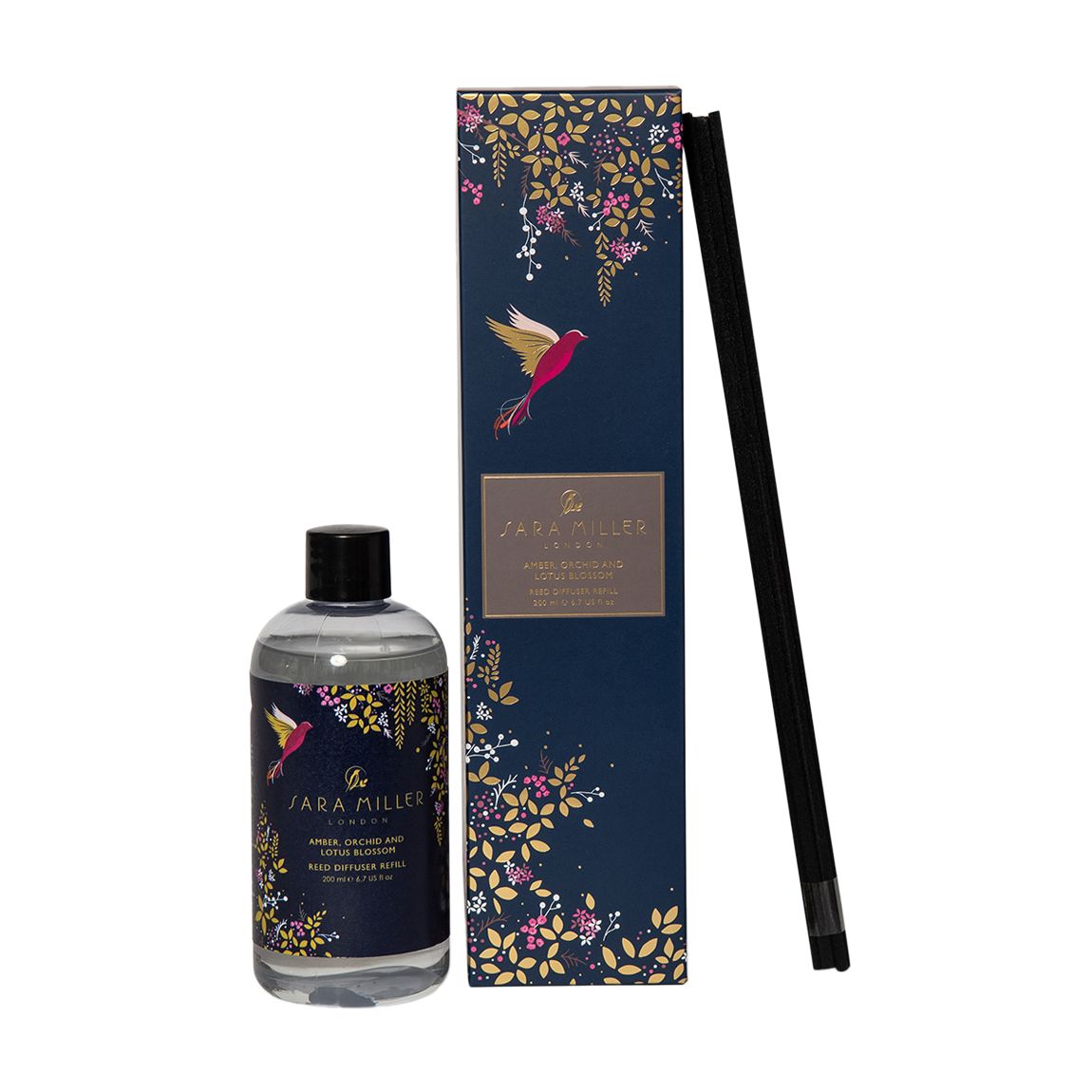Amber, Orchid & Lotus Blossom Diffuser Refill 200ml main product photo