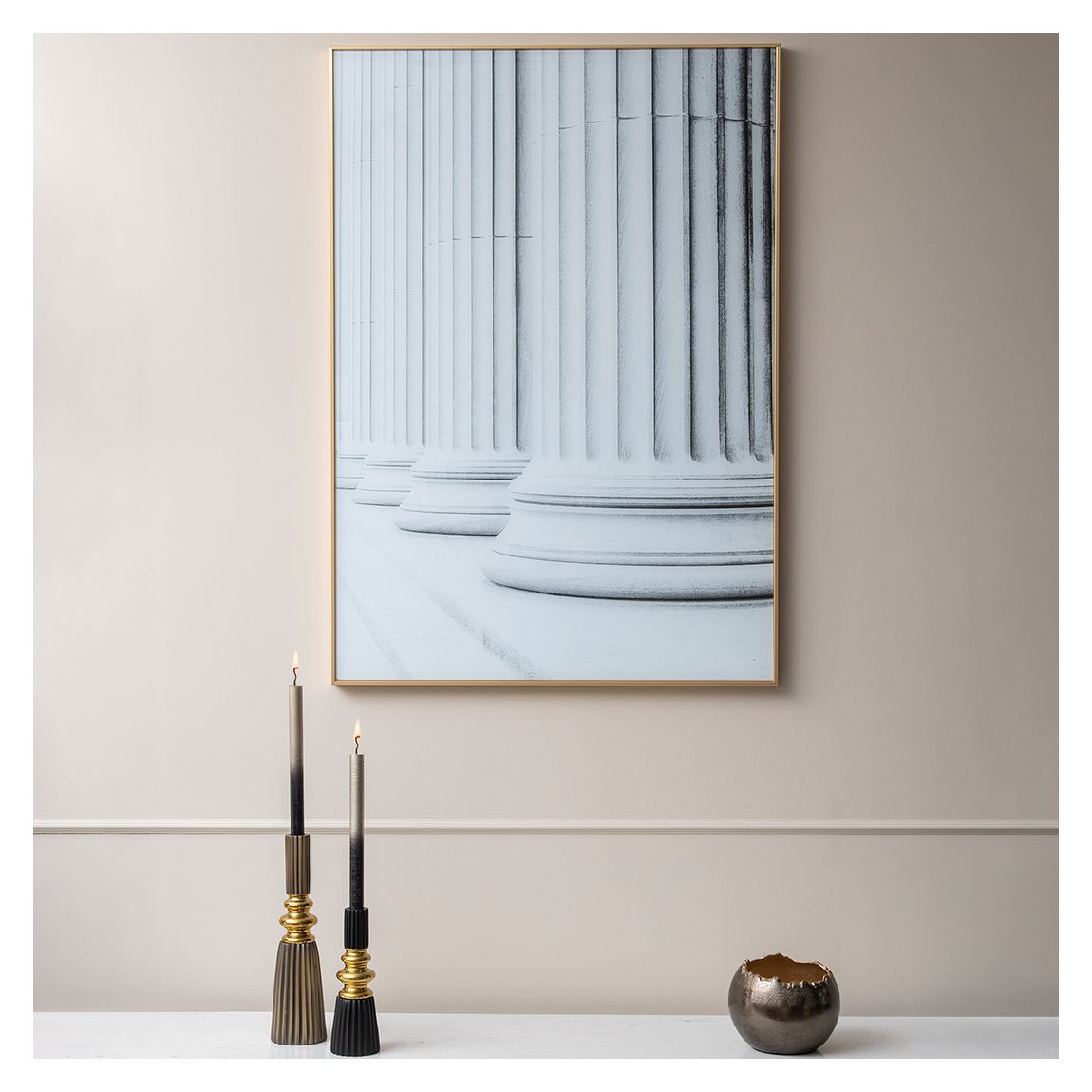 Architectural Columns Glass Wall Art main product photo