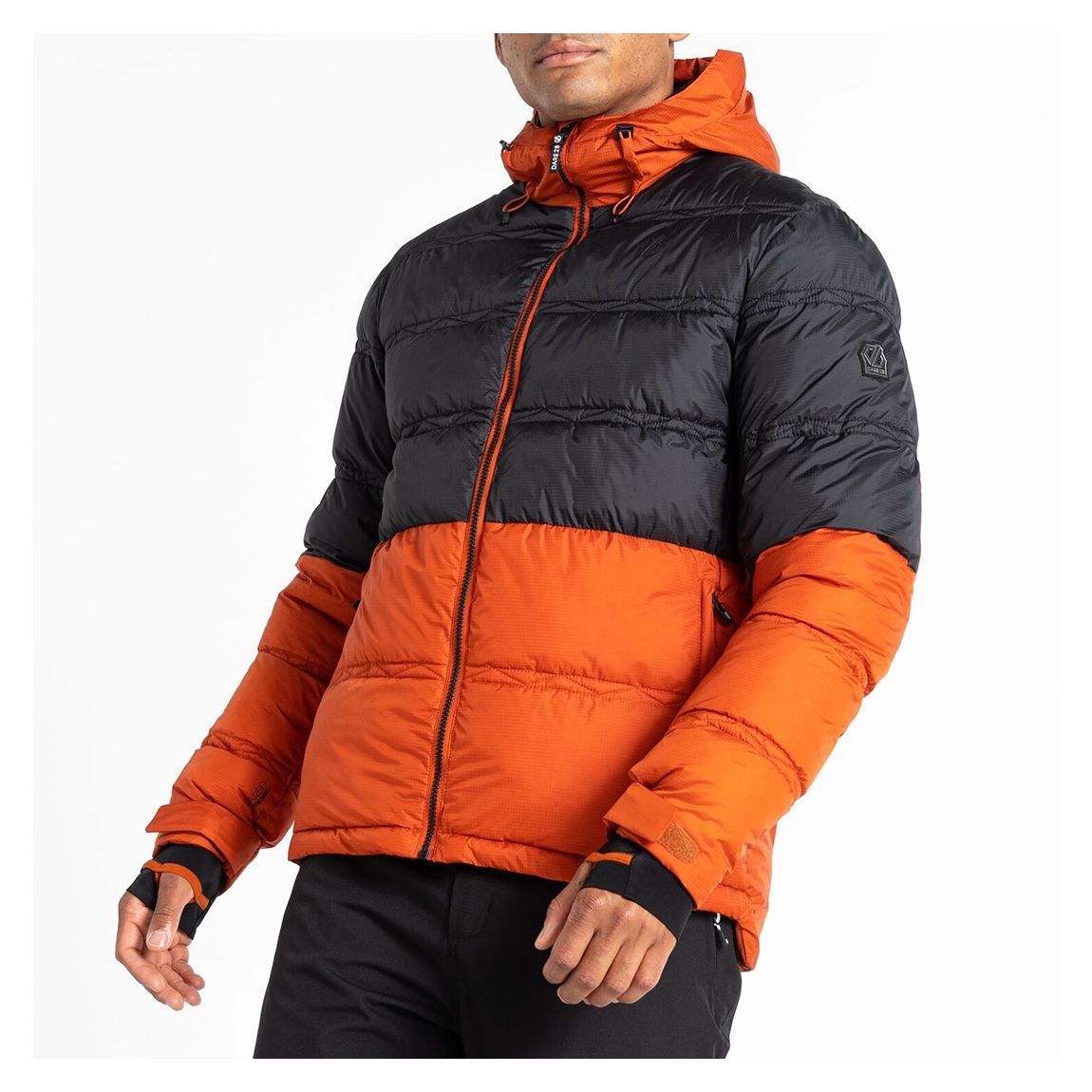 Orange Waterproof Thermal Ski Jacket main product photo