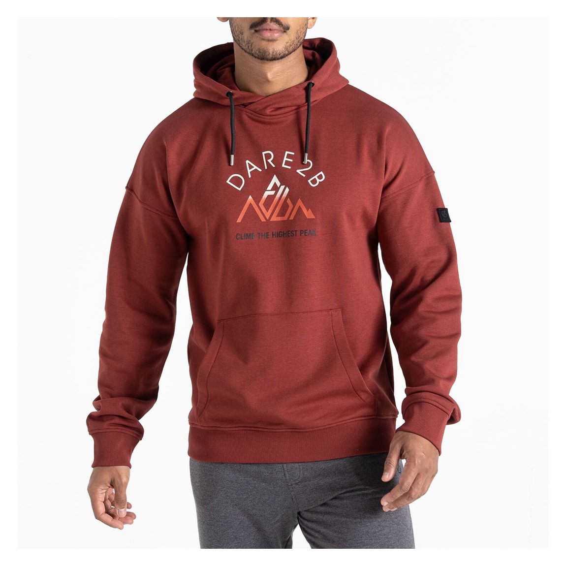 Burgundy Distinctly Graphic Hoodie main product photo
