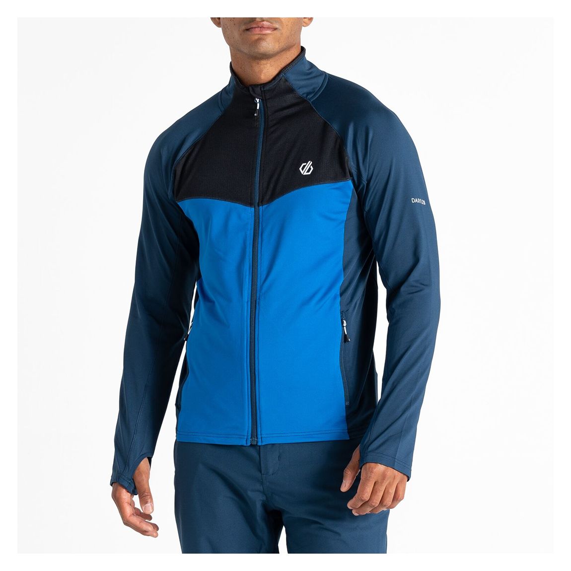 Blue Lightweight Full Zip Midlayer main product photo