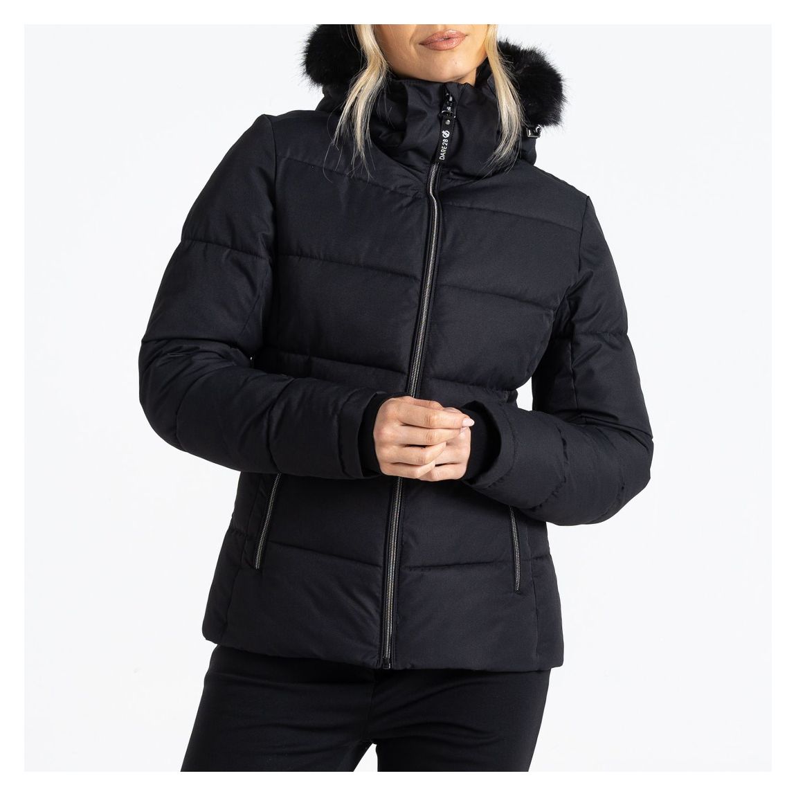 Black Thermal Waterproof Ski Jacket main product photo