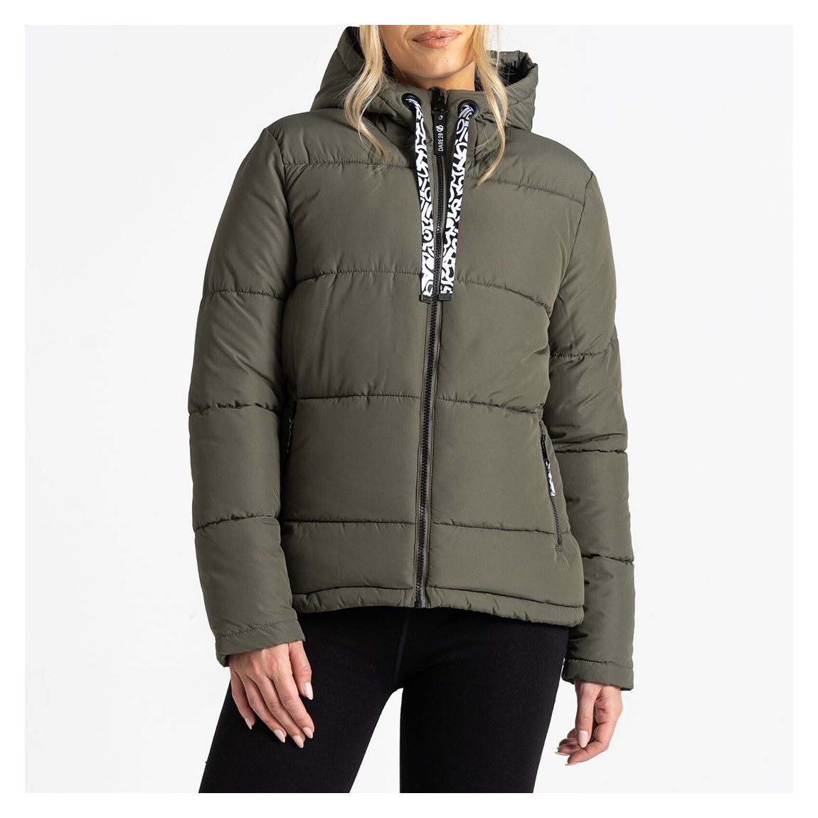 Khaki Water Resist Padded Jacket main product photo