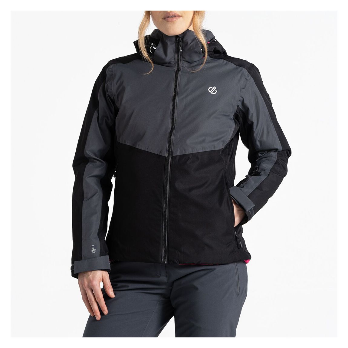 Black Thermal Waterproof Ski Jacket main product photo