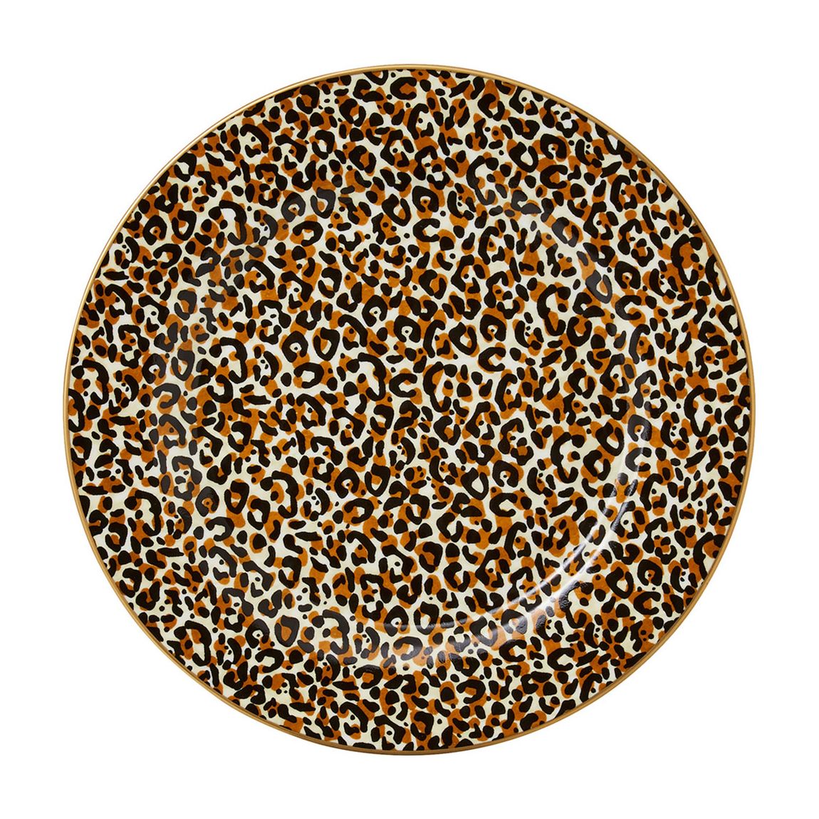 Set of 4 Leopard Plate main product photo