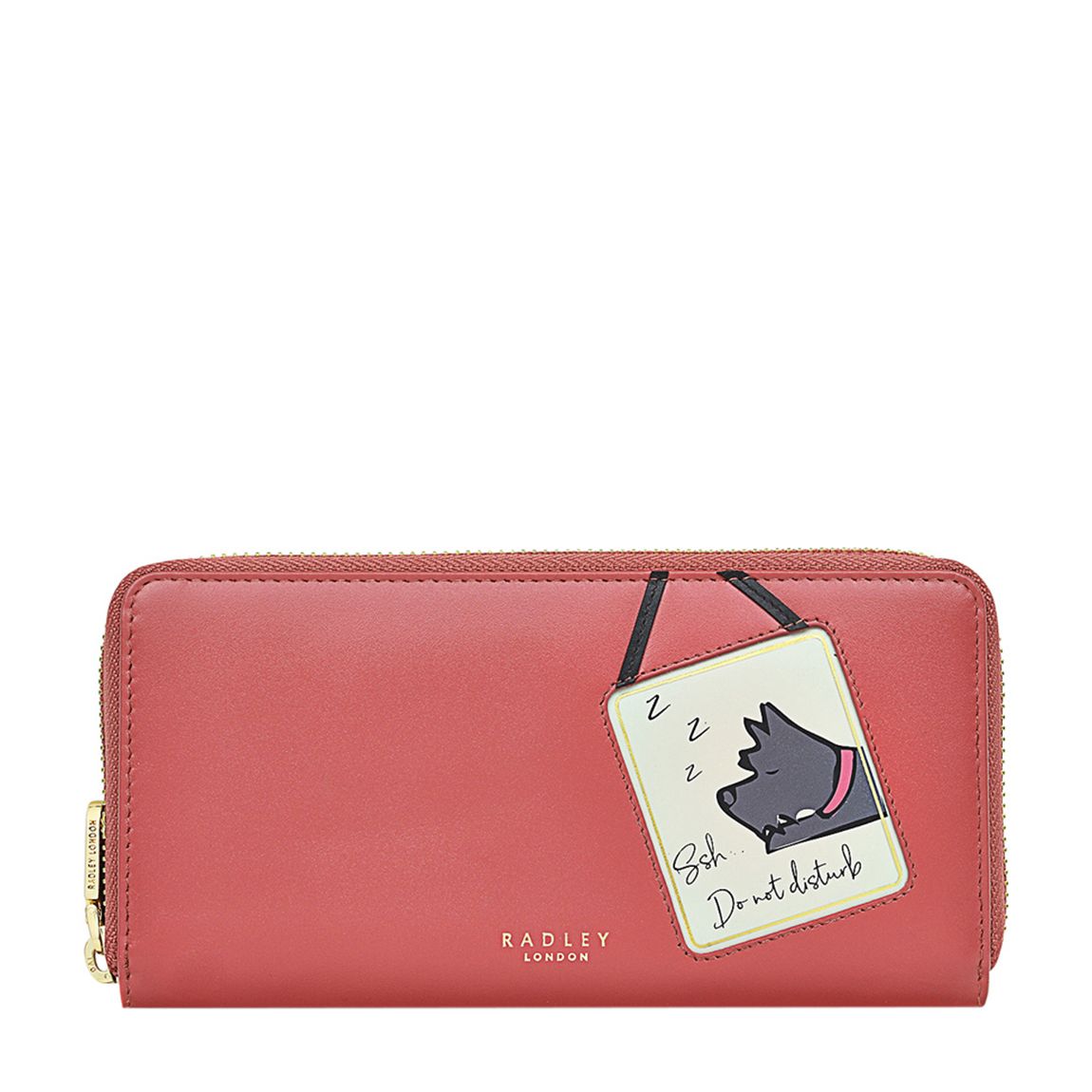 Medium Red Sleepy Dog Large Zip Around Matinee main product photo