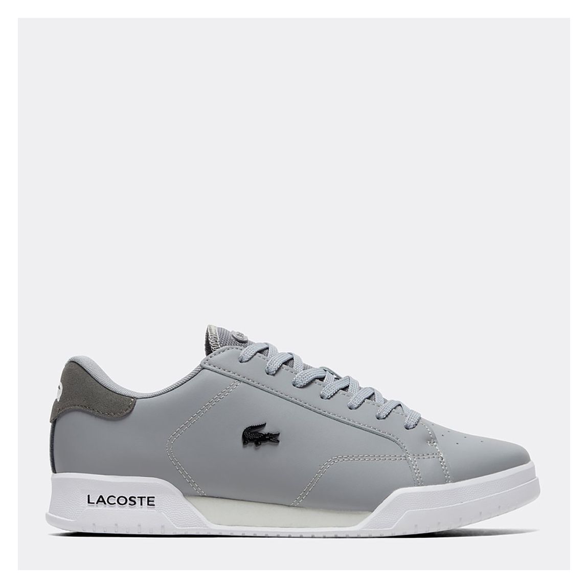 Unisex White/Navy Graduate Leather Trainer main product photo