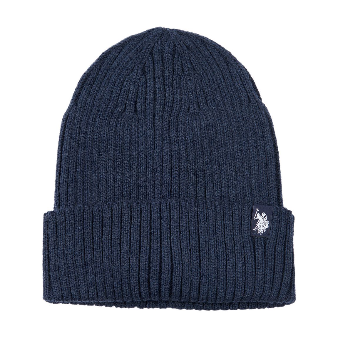 Navy Chunky Ribbed Beanie main product photo