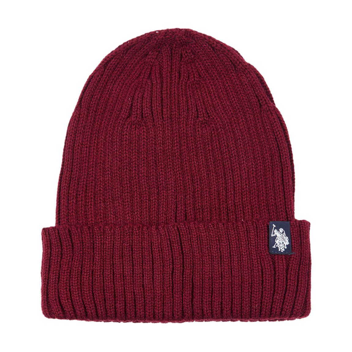 Burgundy Chunky Ribbed Beanie main product photo