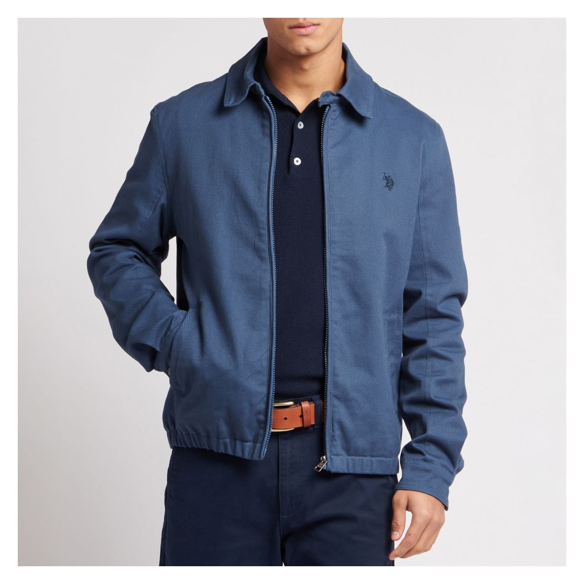 Blue Harrington Cotton Jacket main product photo
