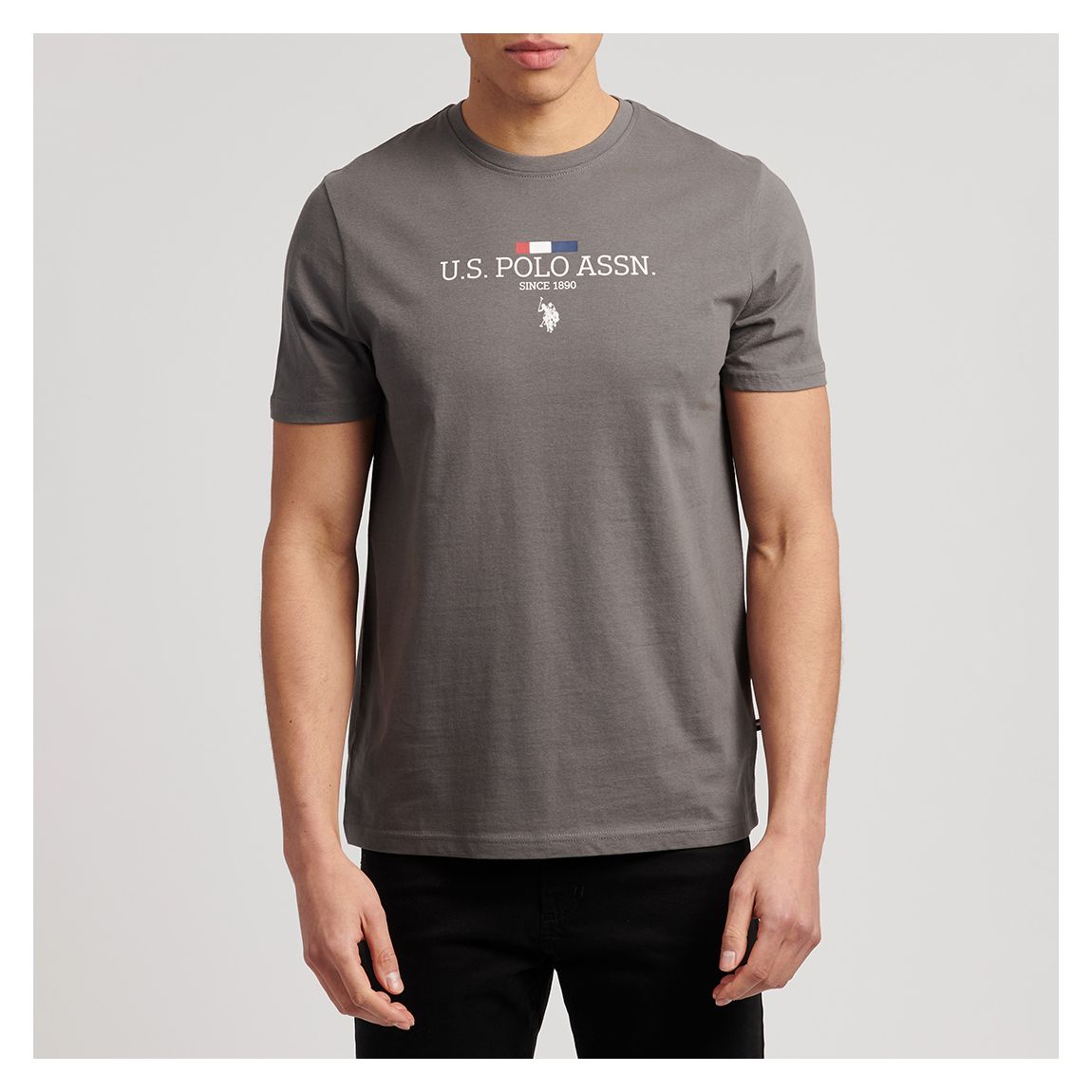 Stone Stacked Logo Cotton T-Shirt main product photo