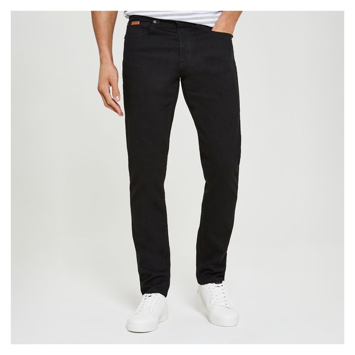 Black Slim Stretch Jeans main product photo