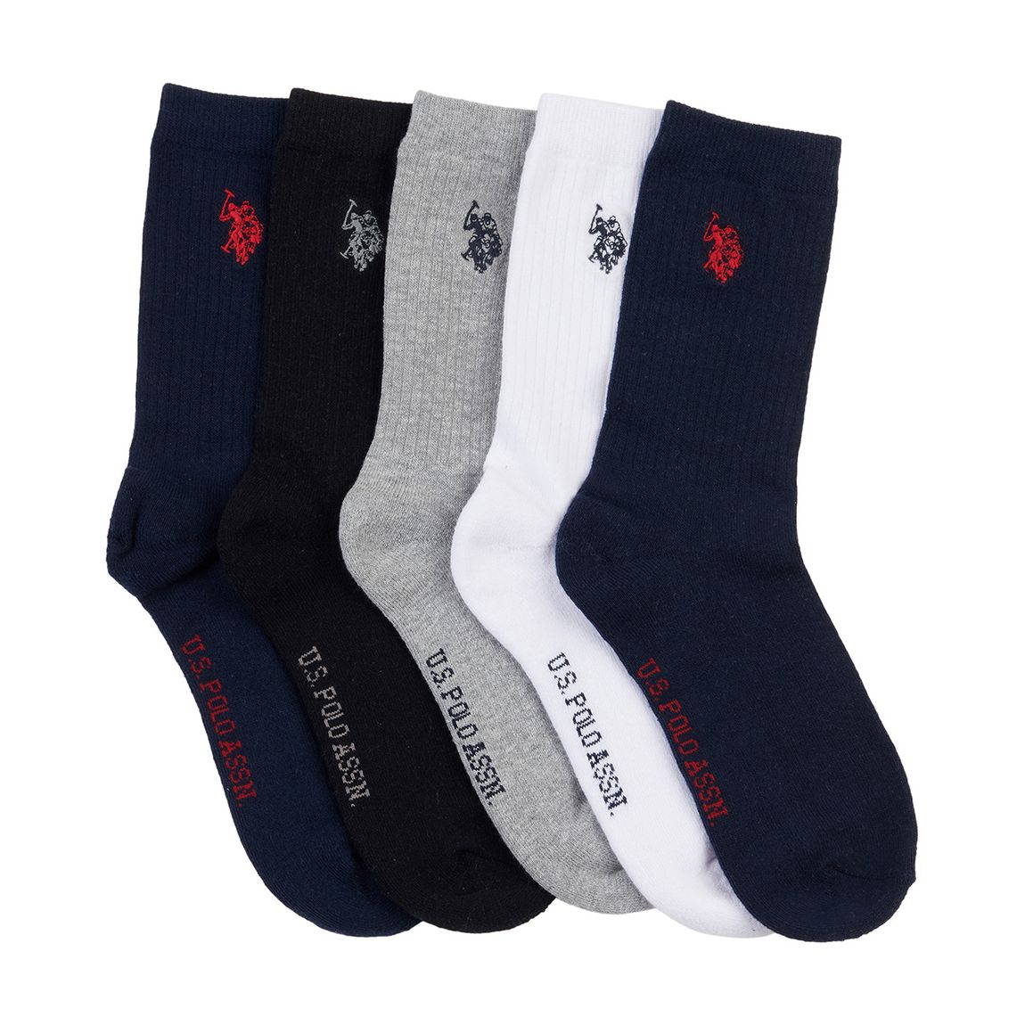 Multi 5 Pack Cotton Blend Sport Socks main product photo