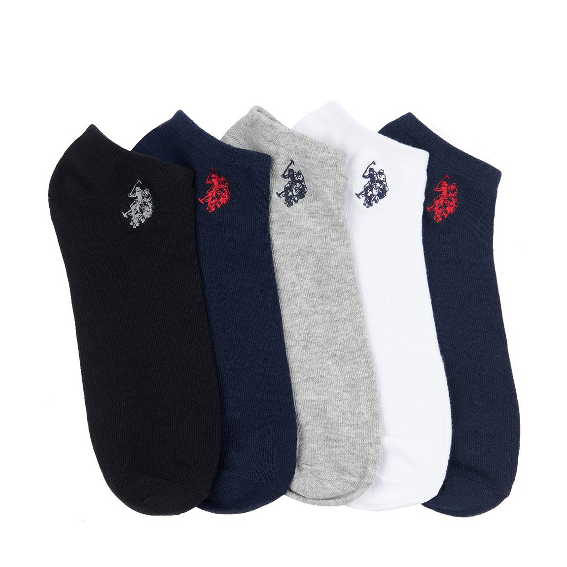 Multi 5 Pack Cotton Blend Short Sport Socks main product photo