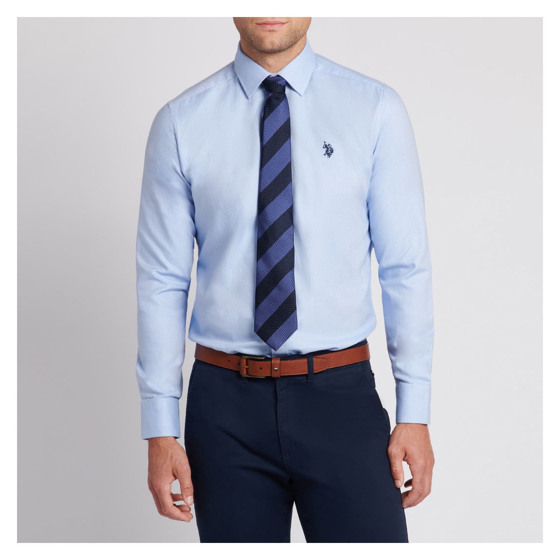 Blue Royal Cotton Twill Shirt main product photo