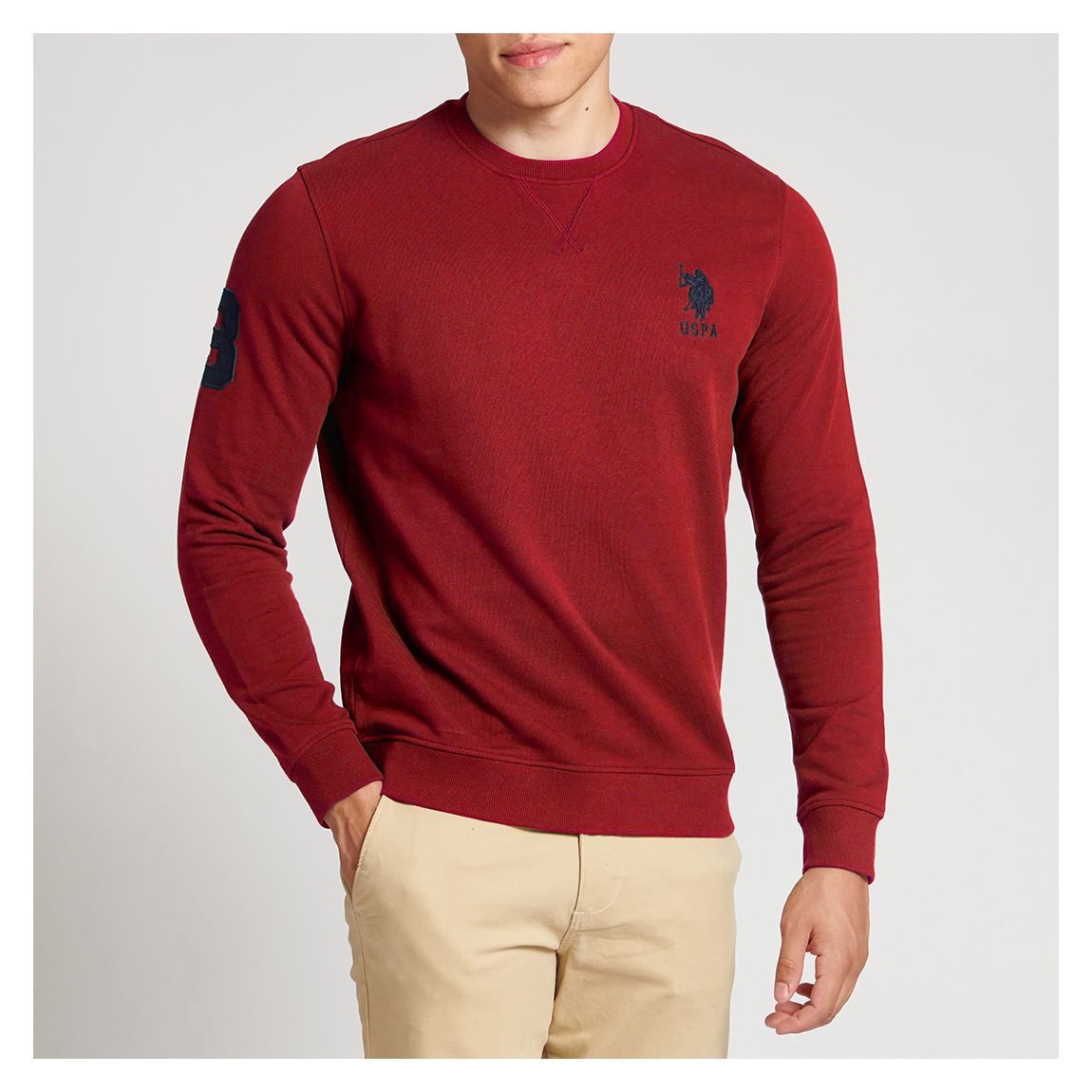 Red Player Cotton Sweatshirt main product photo