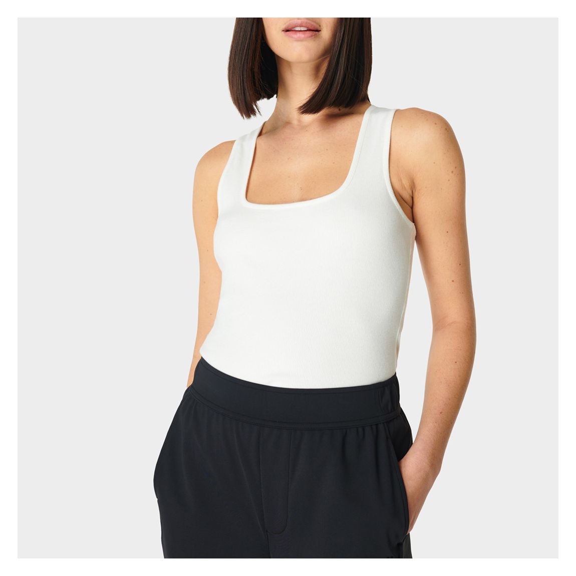 White Everyday Tank Top main product photo