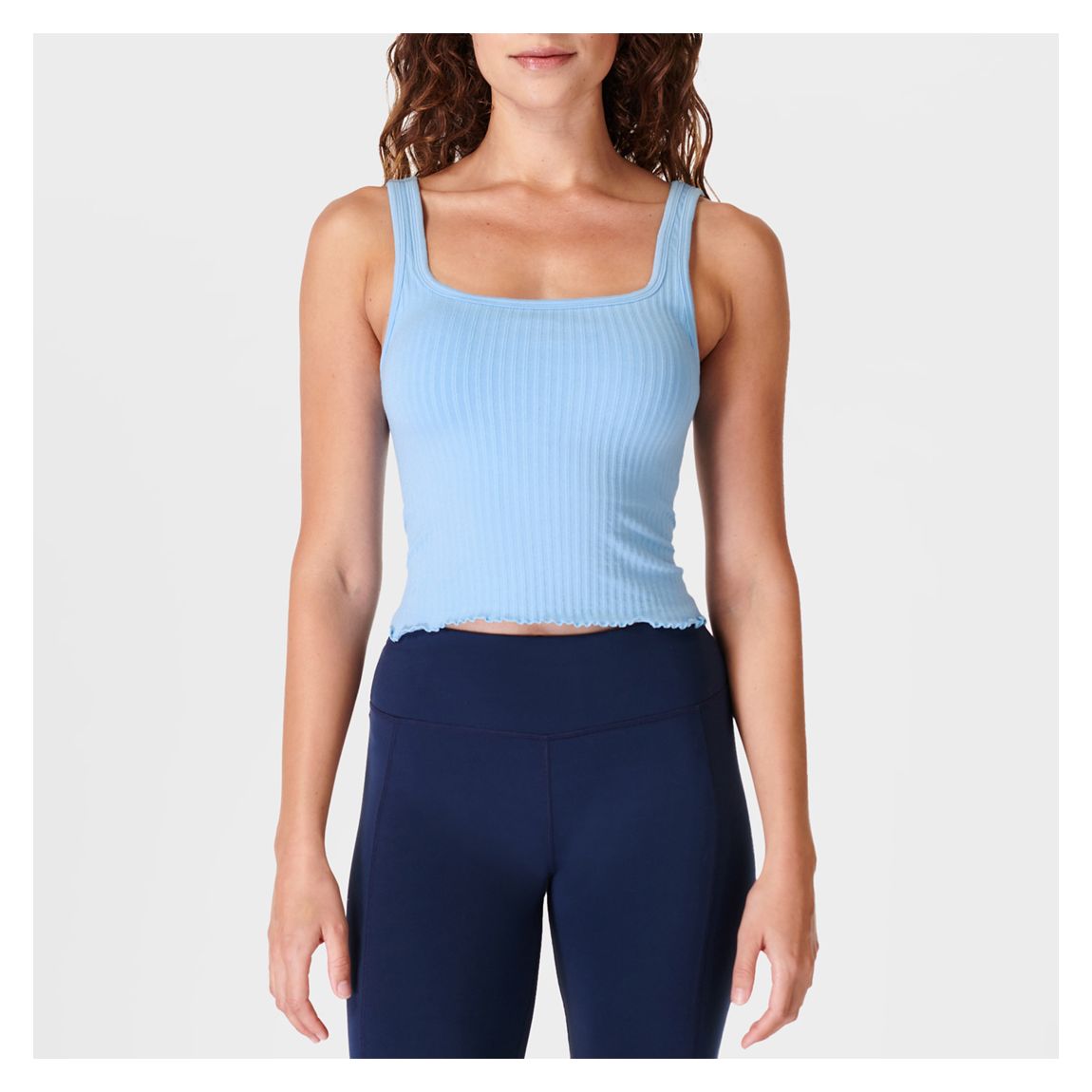 Blue Mindful Seamless Bra Tank Top main product photo