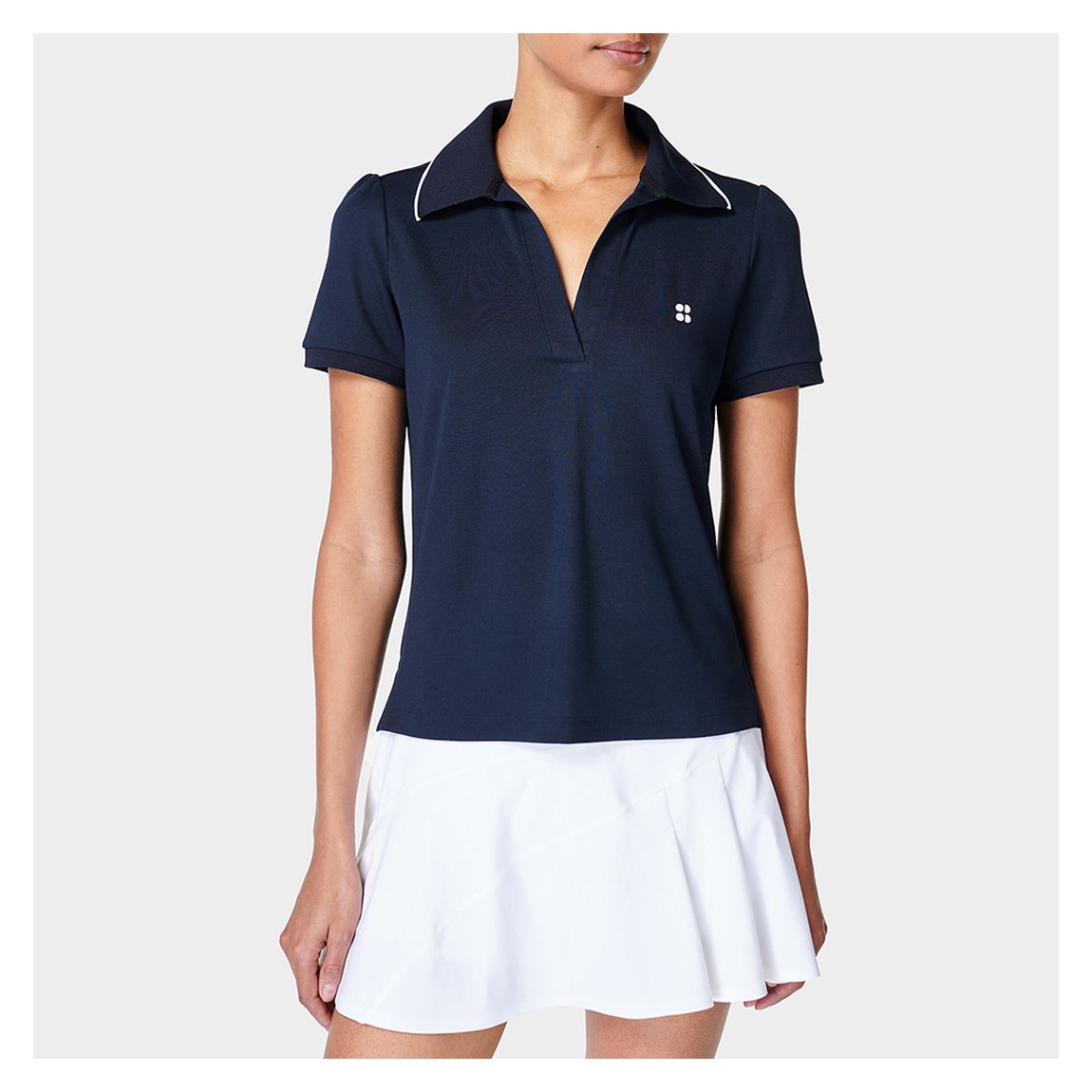 Grand Slam Tennis Polo Tee - Navy Blue main product photo
