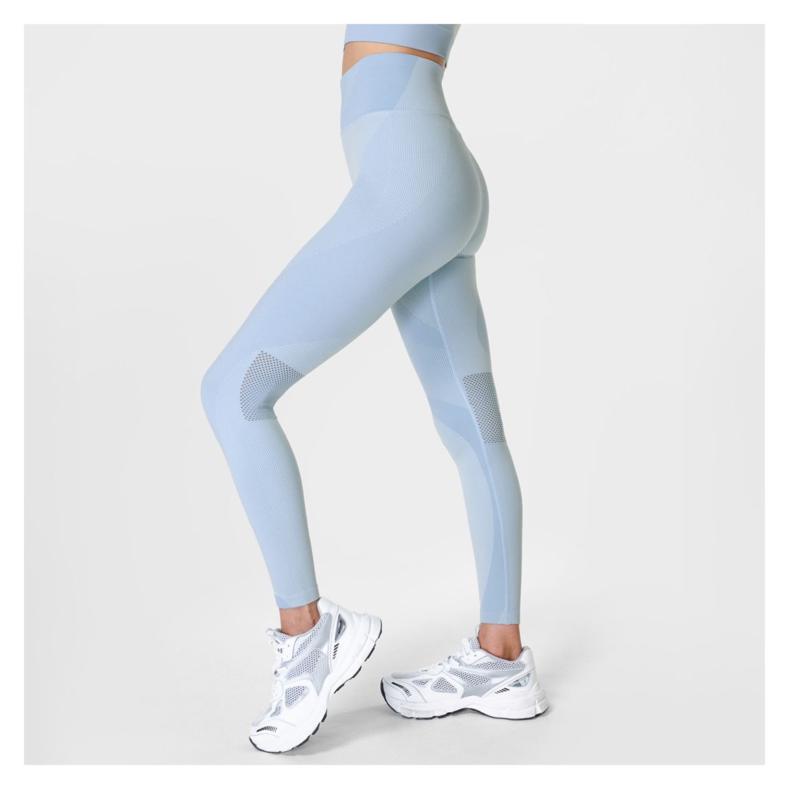Blue Infinite Seamless Workout Leggings main product photo