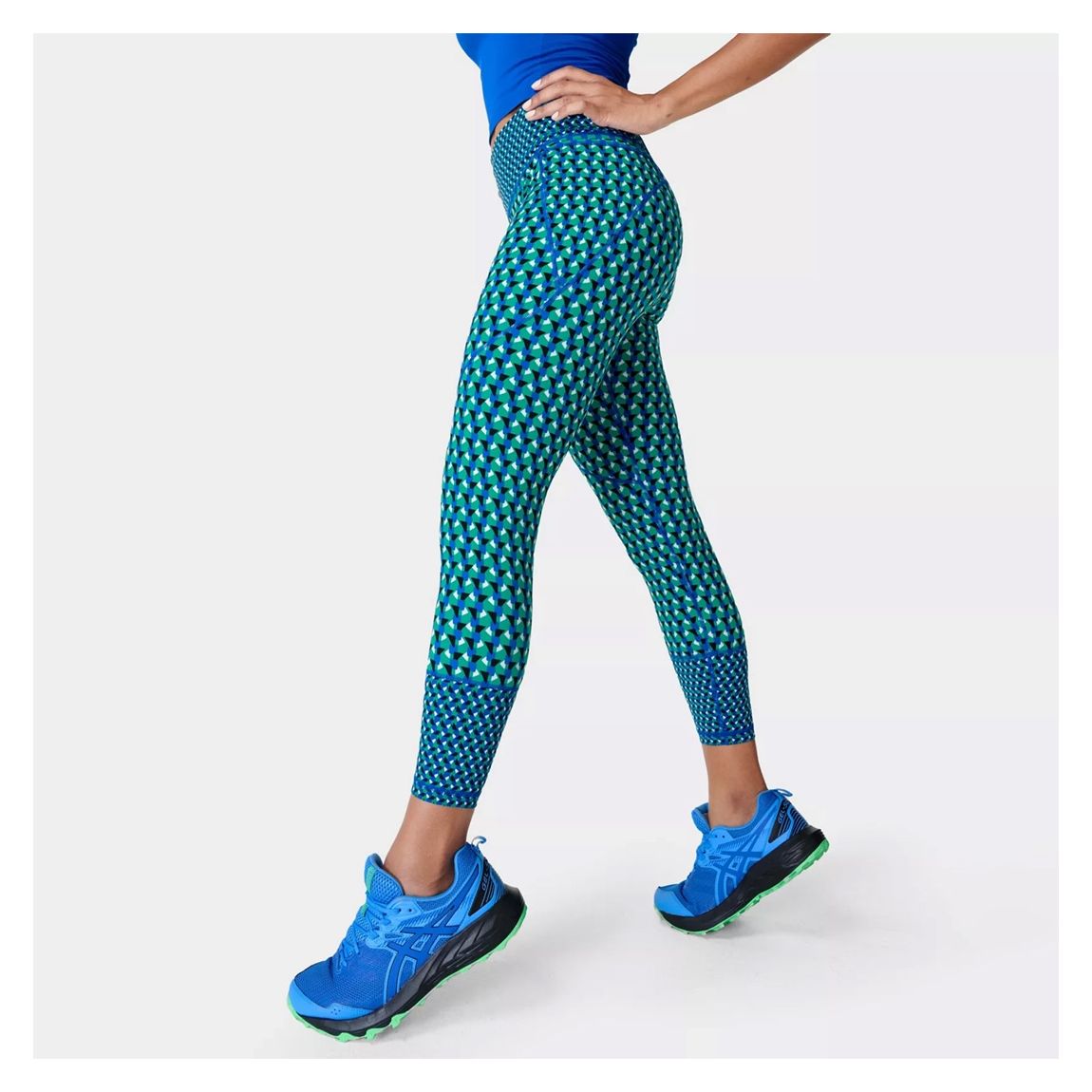 Multi Power 7/8 Workout Leggings Ankle Print Block main product photo