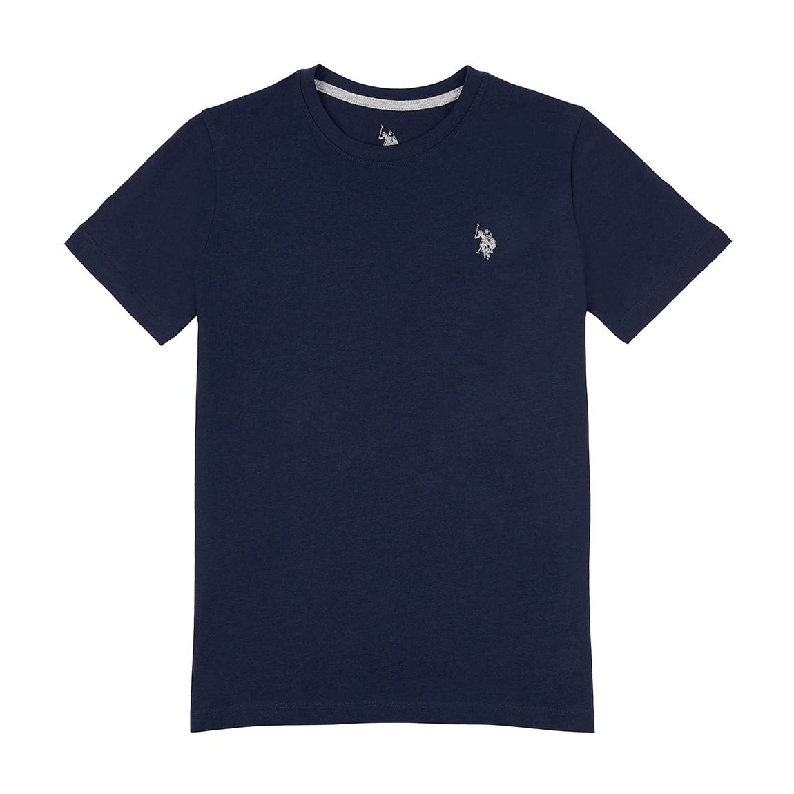 Teen Boy's 2 Pack Navy Embroidered Logo Cotton T-Shirt main product photo