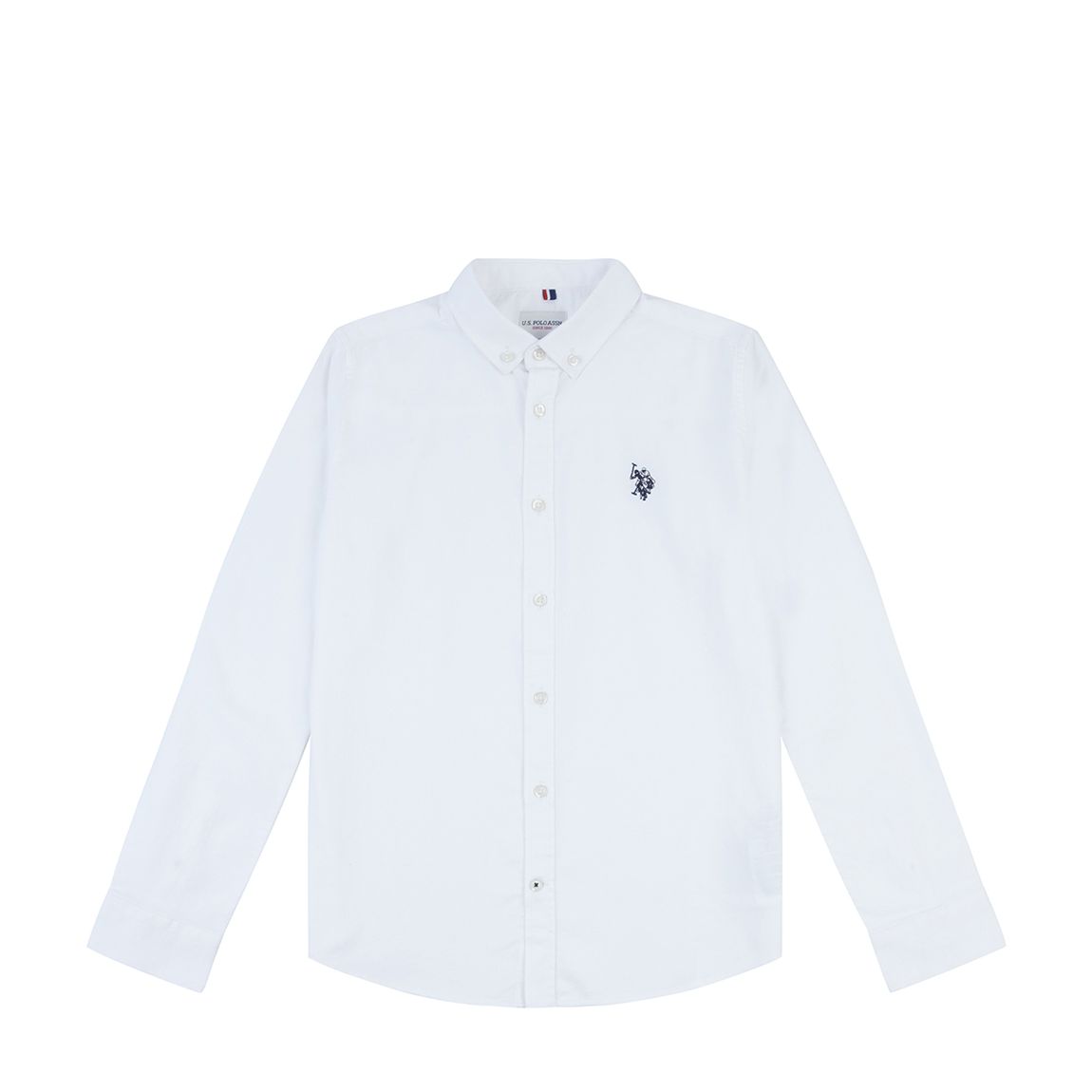 Teen Boy's White Cotton Oxford Shirt main product photo