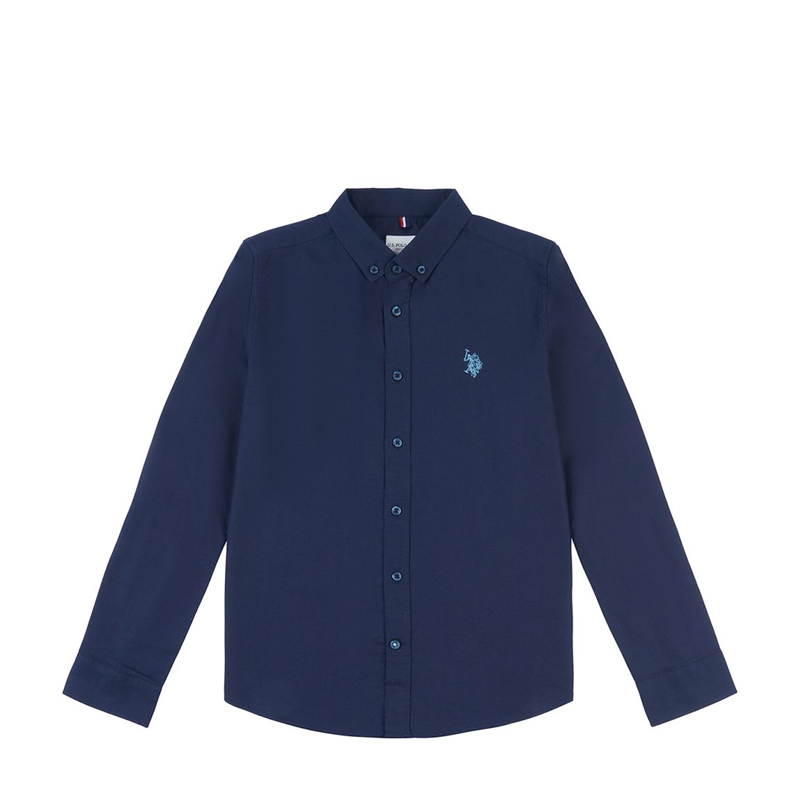 Boy's Navy Cotton Oxford Shirt main product photo