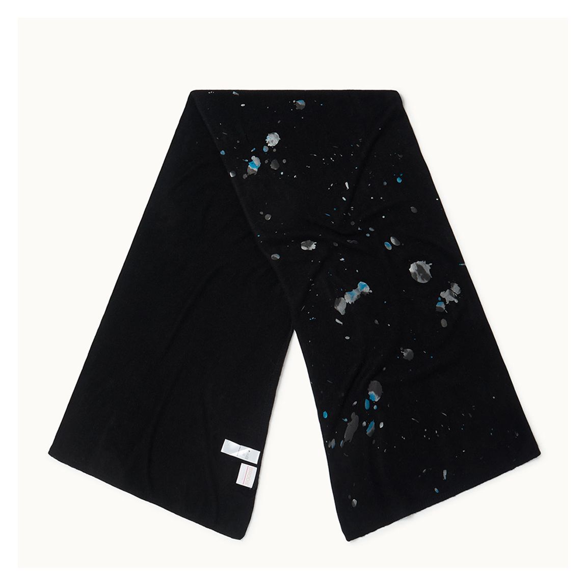 Galaxy Splatter Evie Scarf Black main product photo