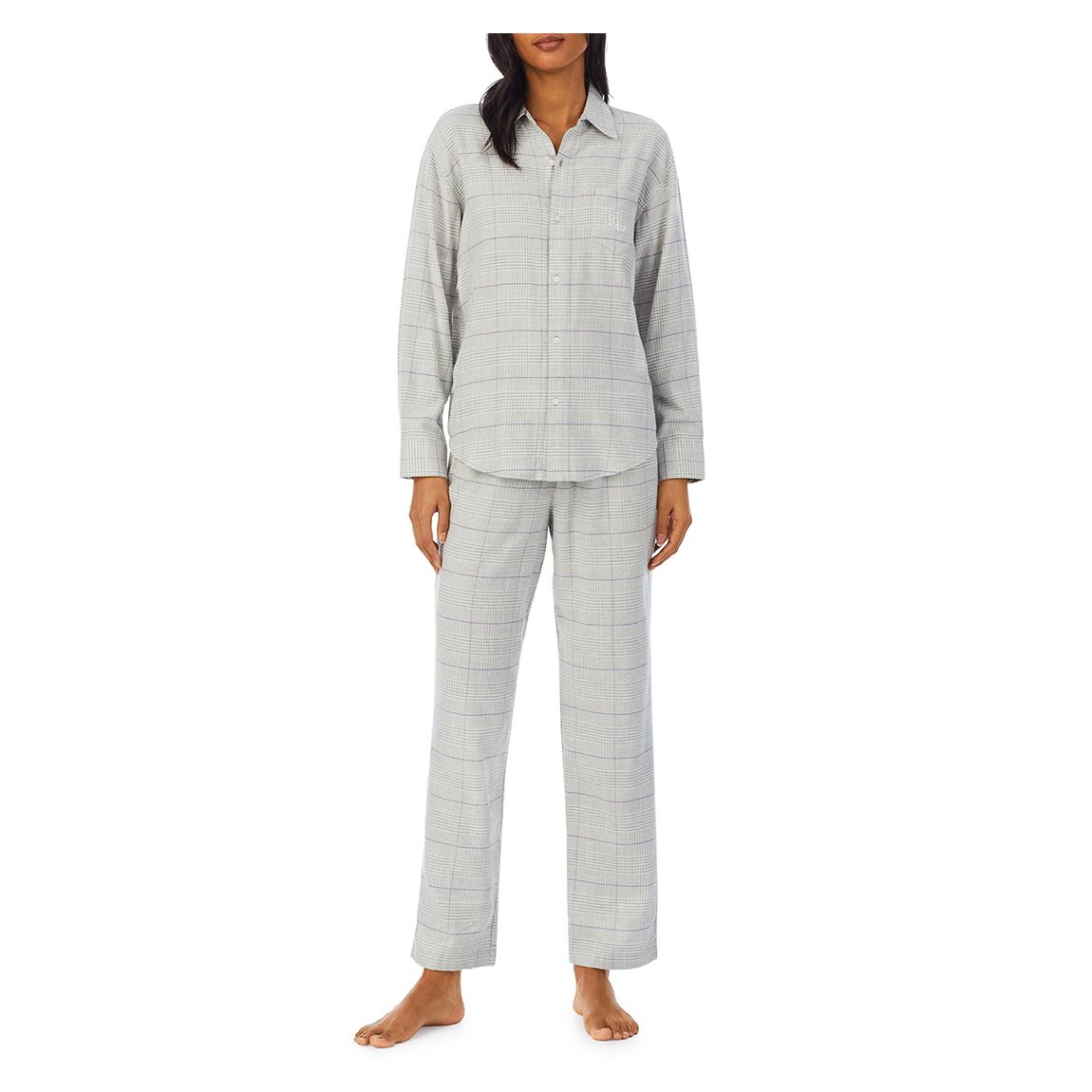 Grey Check Pyjama Set main product photo