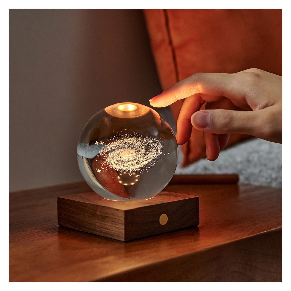 Amber Crystal Light, 3D Laser Galaxy main product photo