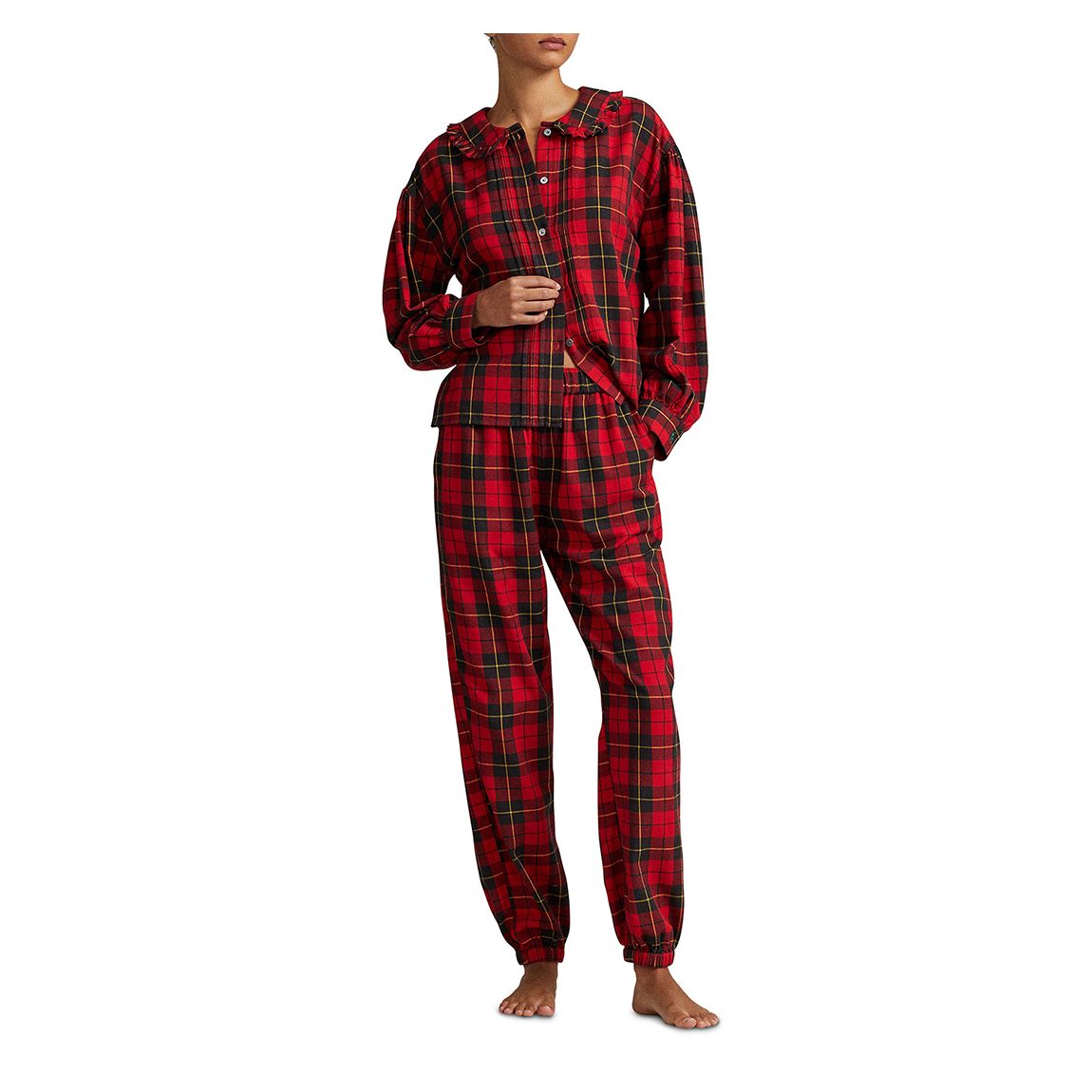 Red Wallace Plaid Pyjama Set main product photo