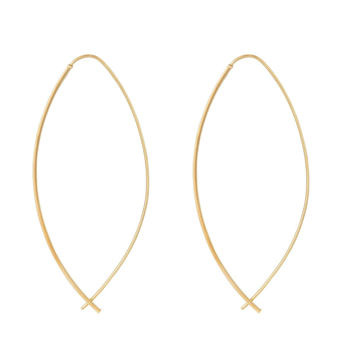 Gold Edna Creole Earring main product photo