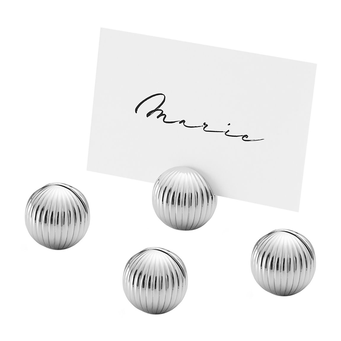 Set of 4 Bernadotte Table Card Holders main product photo