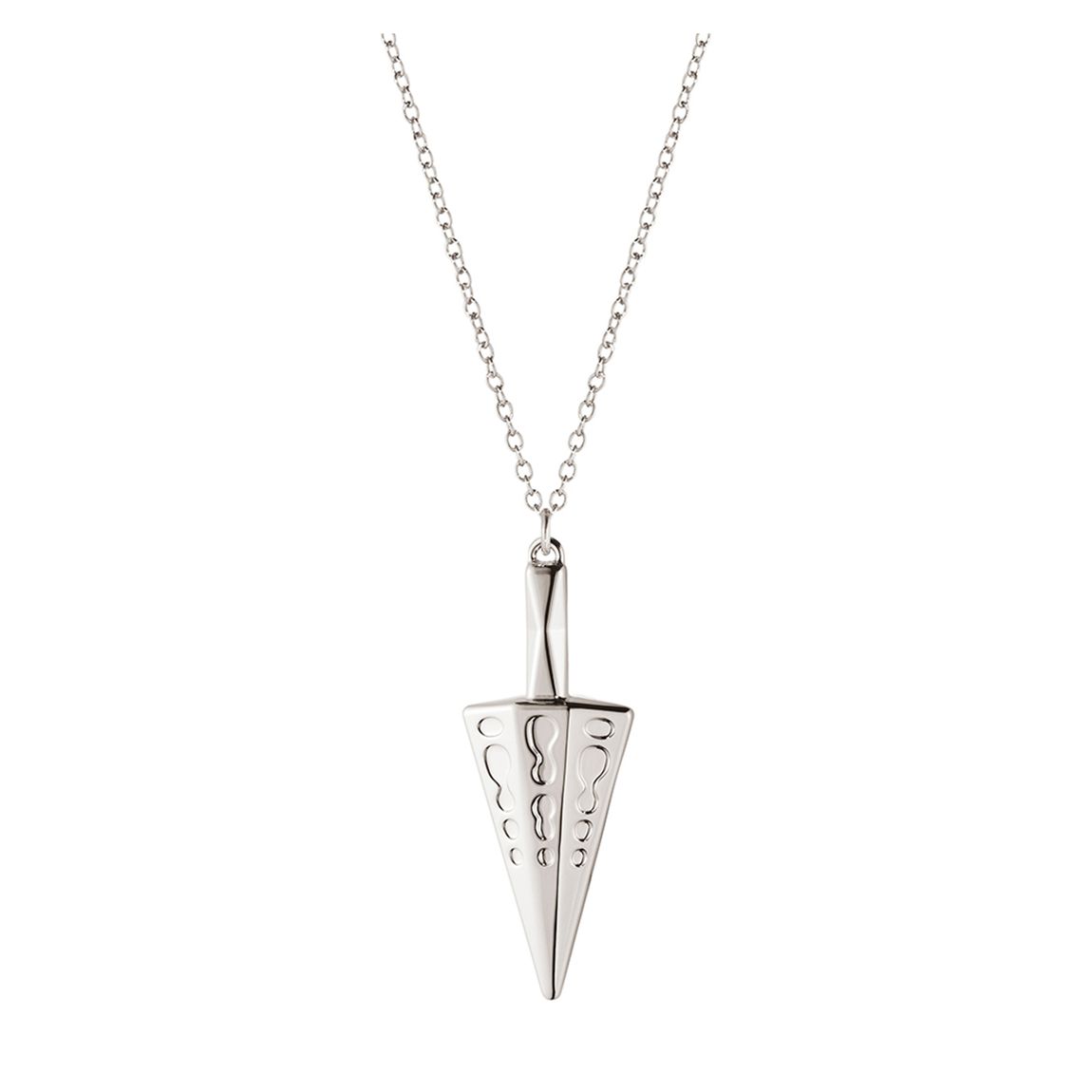 Ornament Cone Tree Pendant, Palladium main product photo
