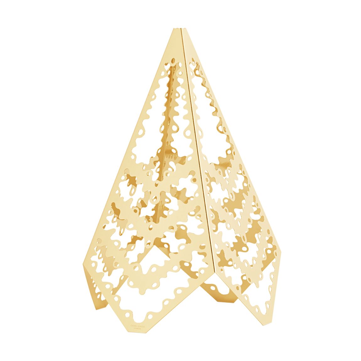 Seasonal Table Tree Large, Gold main product photo